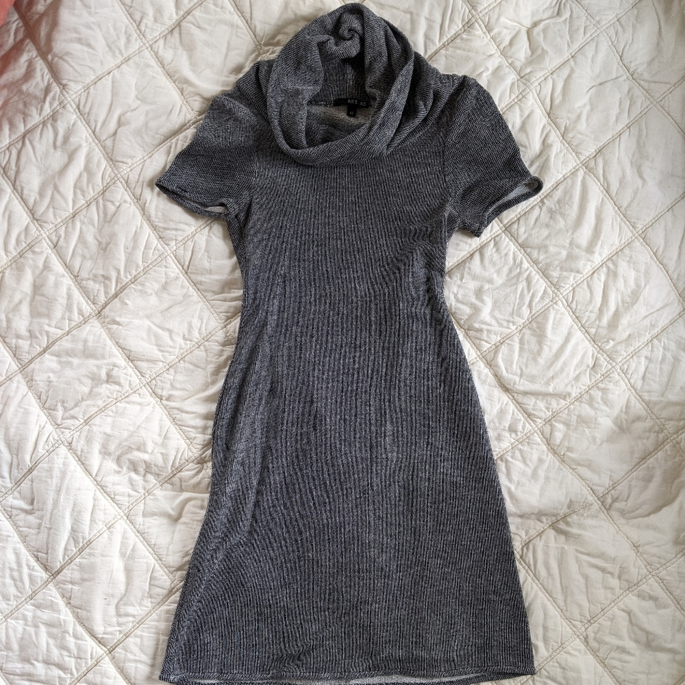 Astars Gray Cowl Neck Dress - Picture 1 of 2